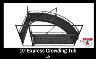 10' Express Crowding Tub Lefthand