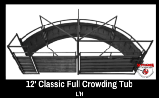 12' Classic Full Crowding Tub Lefthand