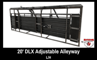 20' Deluxe Adjustable Alleyway Lefthand