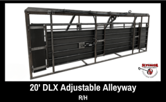 20' Deluxe Adjustable Alleyway Righthand