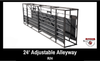 24' Adjustable Alleyway Righthand